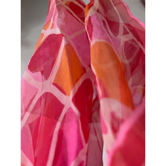 Vintage VERA Neumann Scarf ~ Ladybug Signed ~ Semi Sheer - Picture 8 of 8